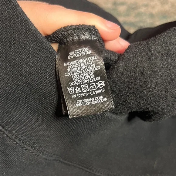 Obey Black Motörhead Graphic Crewneck Sweater - Picture 9 of 9